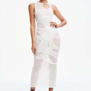 NWT Solado Mesh Cut Out Maxi Dress